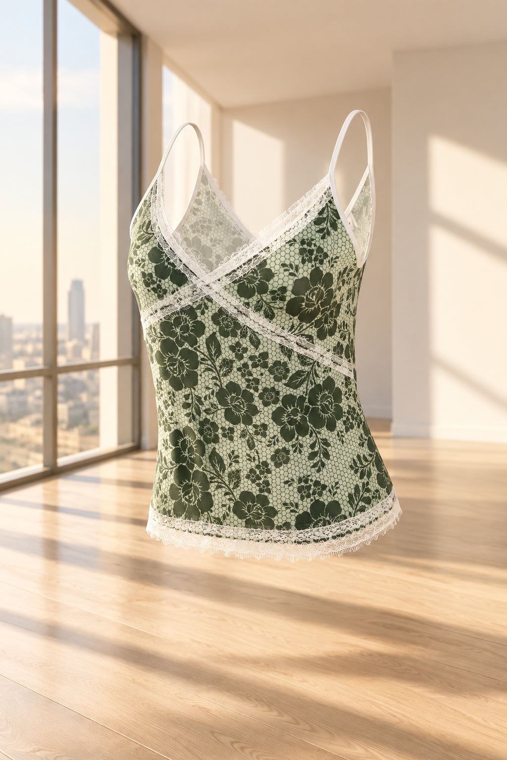 Camisole Dentelle d’émeraude