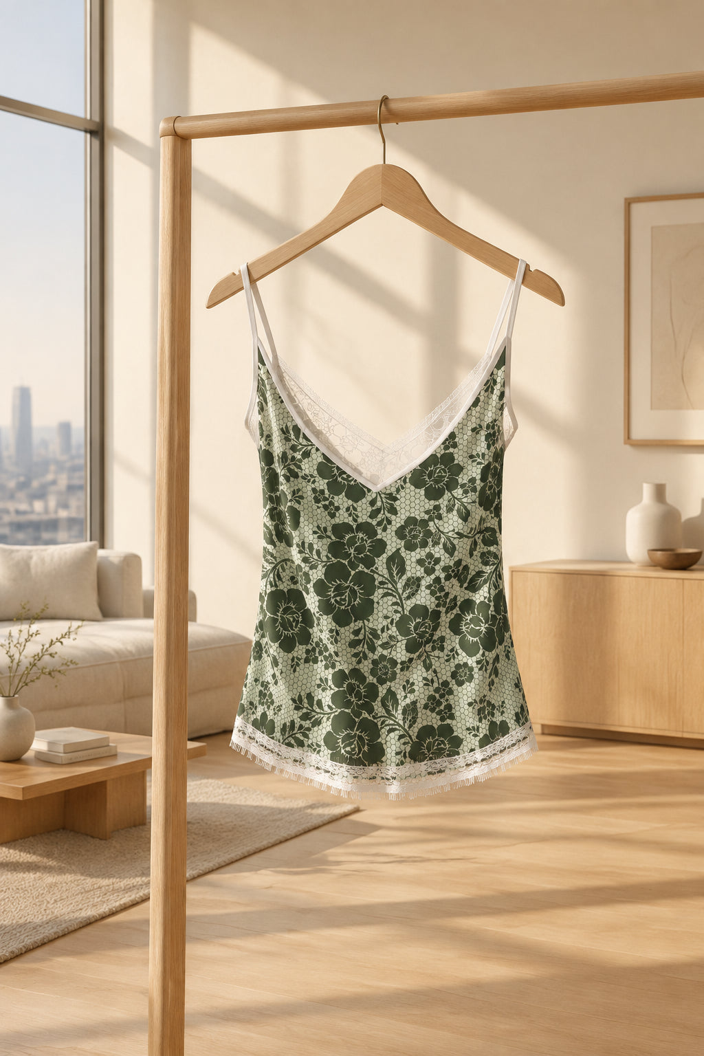 Camisole Dentelle d’émeraude — vue 3