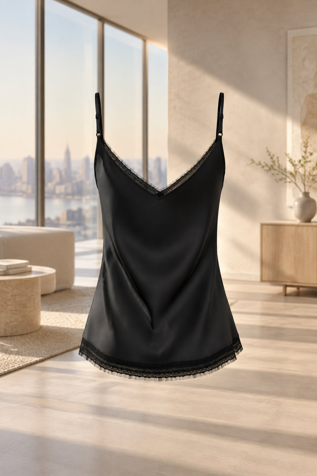 Camisole Rose et Lune de minuit — vue 3