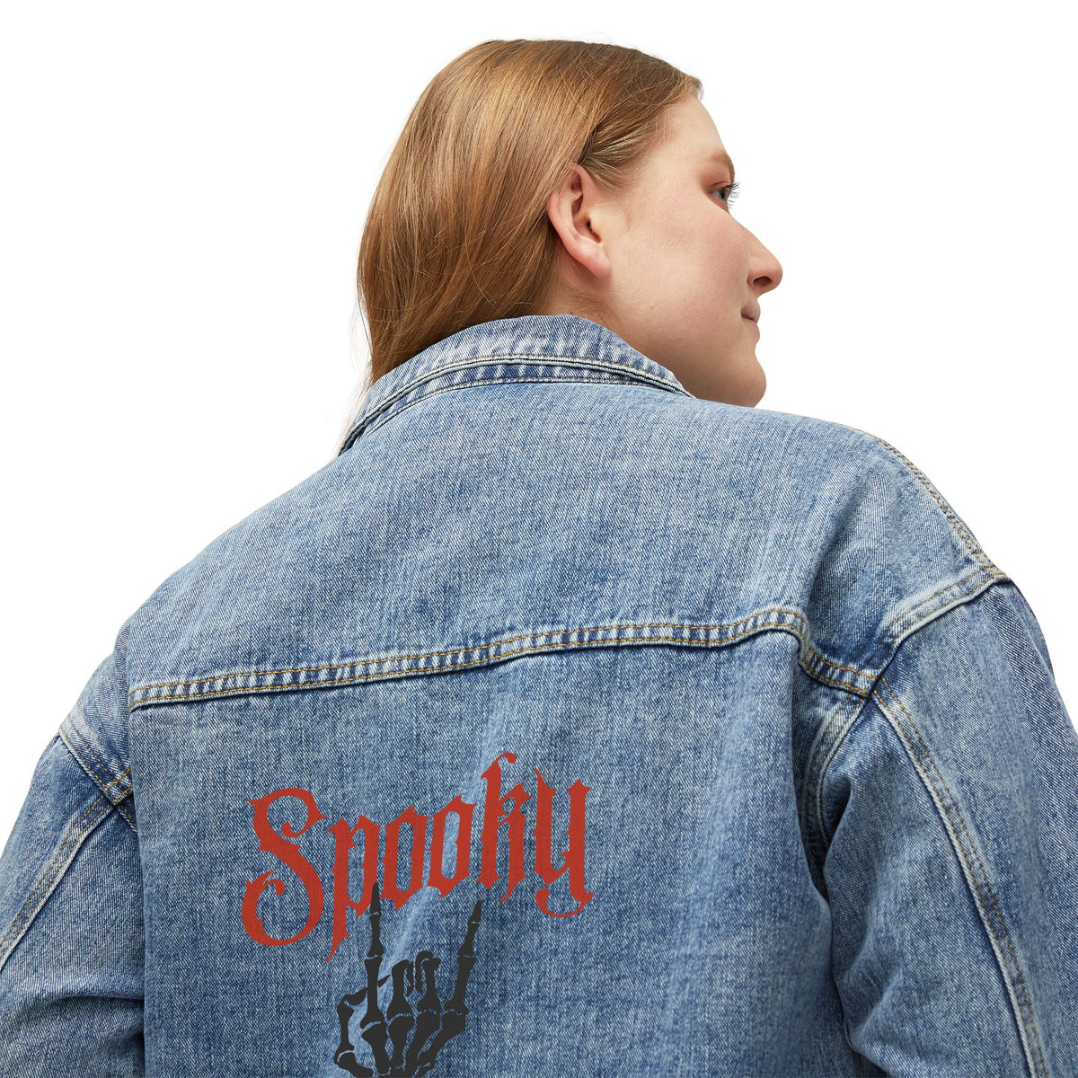 Veste en jean oversize Spooky Club — vue 2