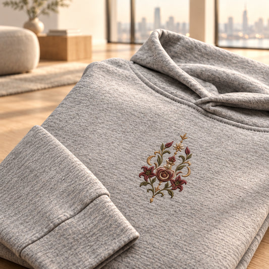 Hoodie décontracté Rose de l’apothicaire